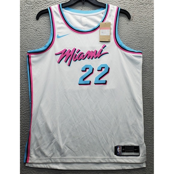 NBA Miami Heat Jimmy Butler #22 Nike Jersey Basketball Mens Large Multicolor - Picture 1 of 7